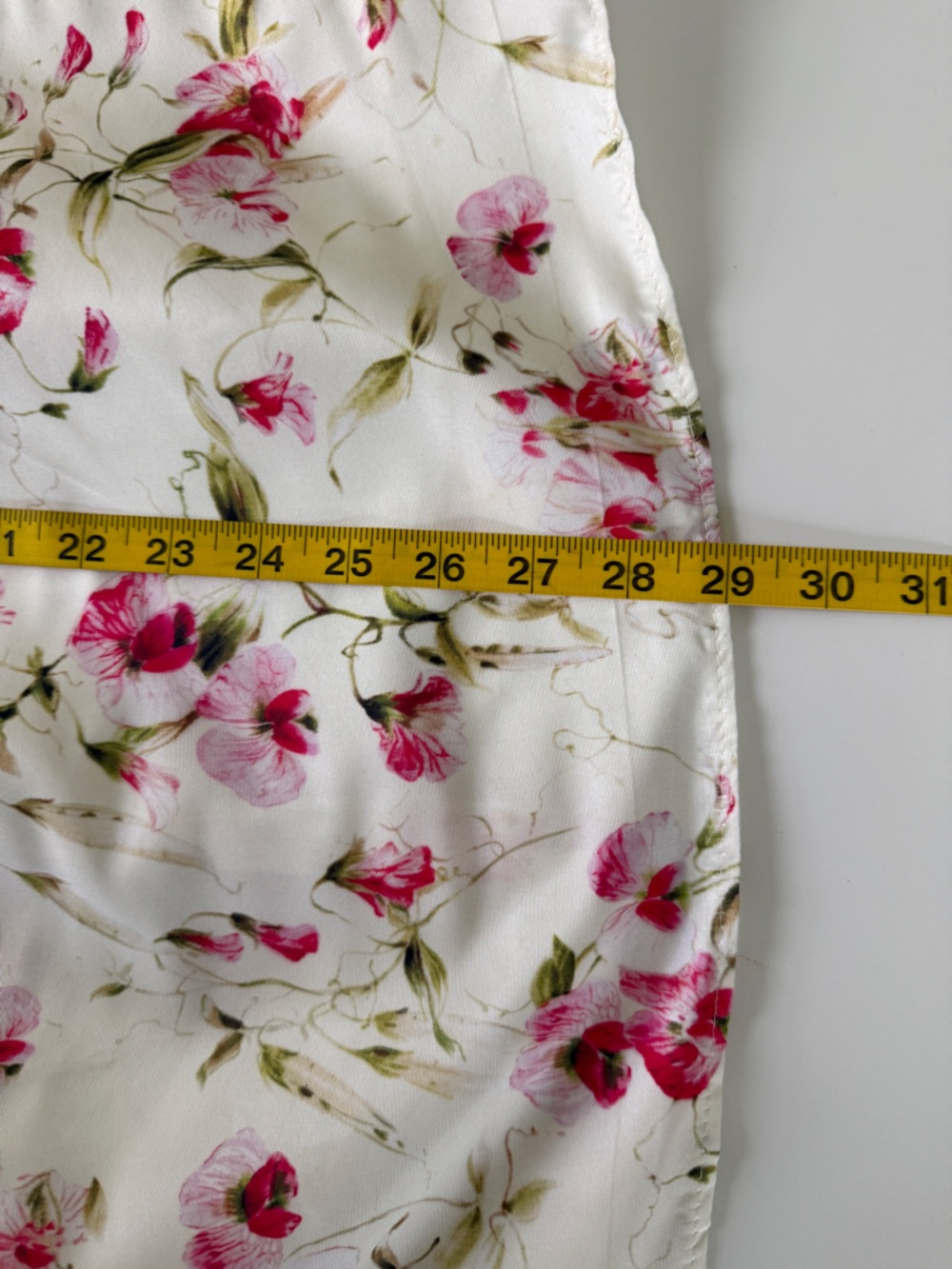 Valentino RED Silk floral mini dress shoulder bows size 38 - Picture 11 of 11